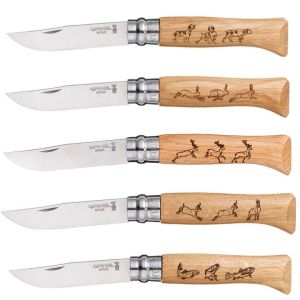 Opinel İnox Meşe İşlemeli 8 No Çakı (001623)