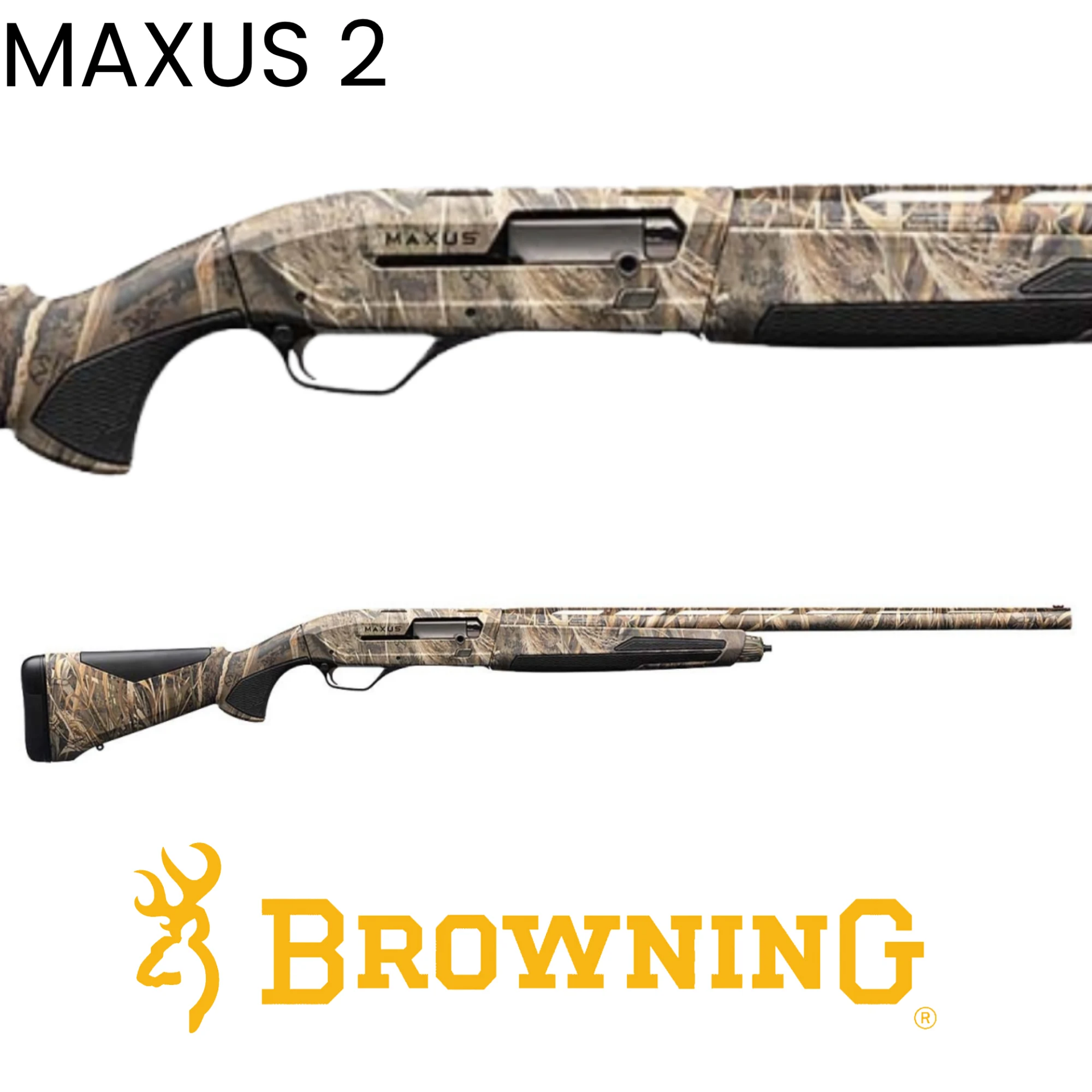 Browning Maxus 2 Camo Mobuc Yarı Ot.Av Tüfeği