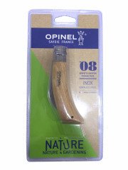 Opinel İnox Kayın Saplı 8 No Bağ Çakısı Ambalaj