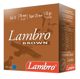 Lambro Brown 12/34 gr.Av Fişeği