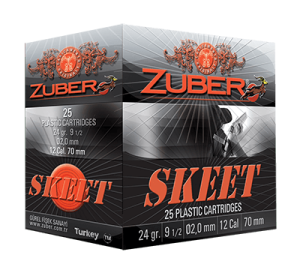 Zuber 12/24 gr Skeet Av & Atış Fişeği