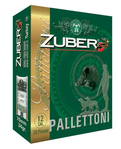Zuber 12/34 gr.Pallattoni (Dokuzlu)Av Fişeği