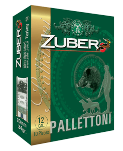 Zuber 12/34 gr.Pallattoni (Dokuzlu)Av Fişeği