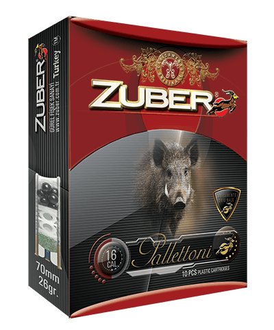 Zuber 16/26 gr.Pallattoni (Dokuzlu) Av Fişeği