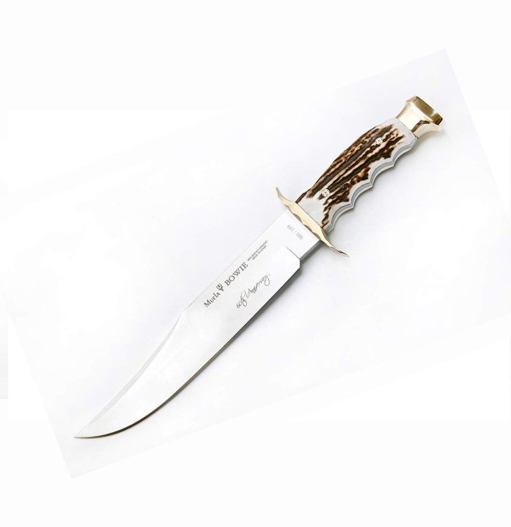 Muela BWE-24A.TH Bowie Classic Geyik Boynuzu Saplı Bıçak