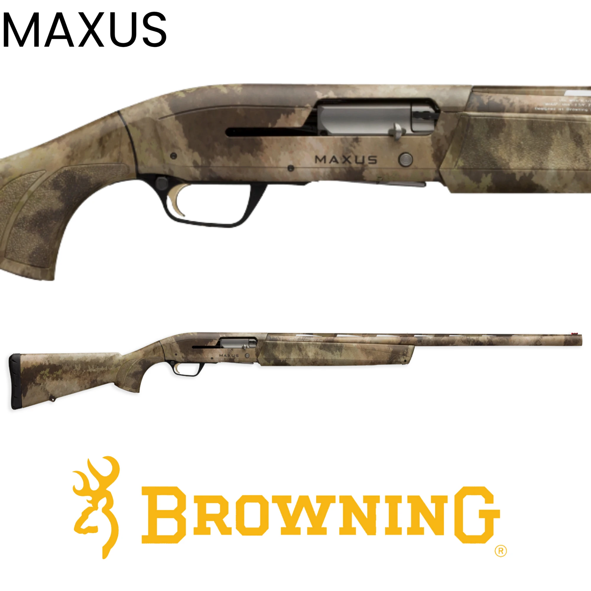 Browning Maxus Camo Atacs Au Yarı Otomatik Av Tüfeği