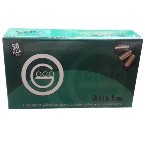 Geco 9 mm.Kuru Sıkı Ses Mermisi