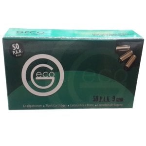Geco 9 mm.Kuru Sıkı Ses Mermisi