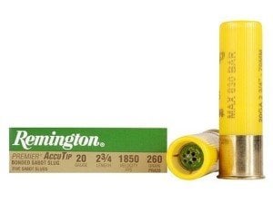 Remington Premier AccuTip 20 Ga Sabot Tek Kurşun
