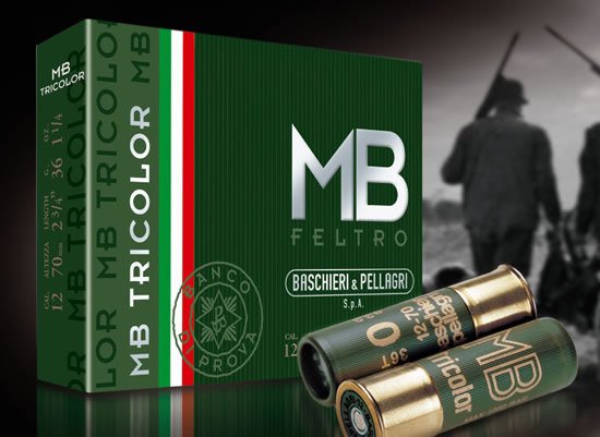 B&p Pellagri Mb Tiricolor 12/36 gr.Av Fişeği(Kece Tapa)