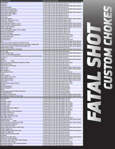 Mojo Fatal Shot Custom Chokes(Benelli Cio Plus Long Range )