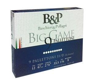 B&p Pellagri Şevrotin(Dokuzlu) Av Fişeği