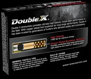 Winchester 12/56 Gr.Doublex Buckshot 15 Pellet Av Fişeği