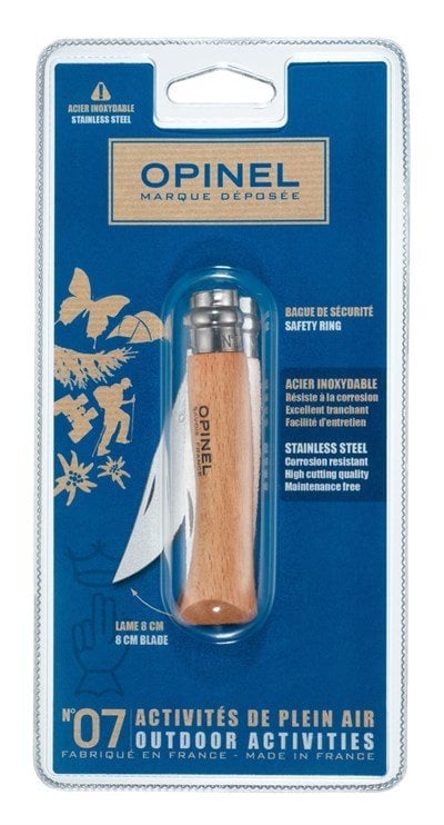 Opinel Kayın Saplı 7No Çakı Ambalaj  (000654)