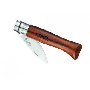 Opinel İnox Bubinga Saplı 9 No Midyr Çakısı