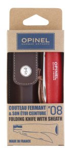 Opinel İnox Kırmızı Saplı  8 No Çakı (001890)